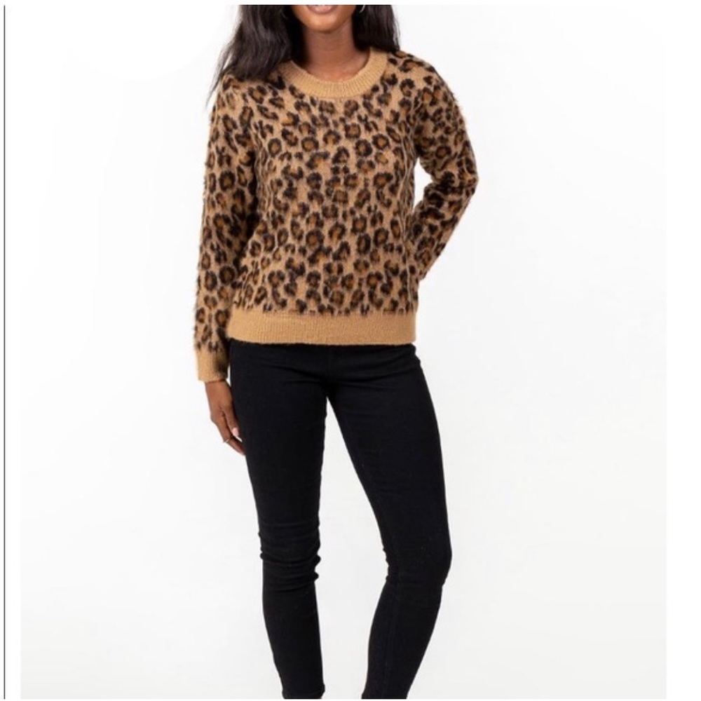 Francesca’s cheetah print sweater